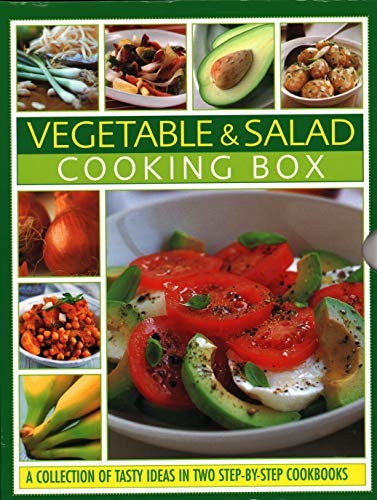 Vegetable & Salad Cooking Box: A Collection Of Tasty Ideas In Two Step-By-Step Cookbooks [Hardcover] Wheeler, Steven and Ingram, Christine