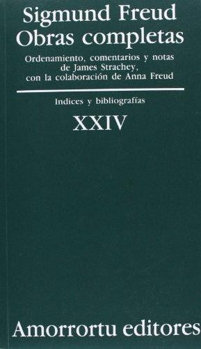 Obras Completas - Tomo XXIV Indices y Bibliografias [Paperback] Freud, Sigmund