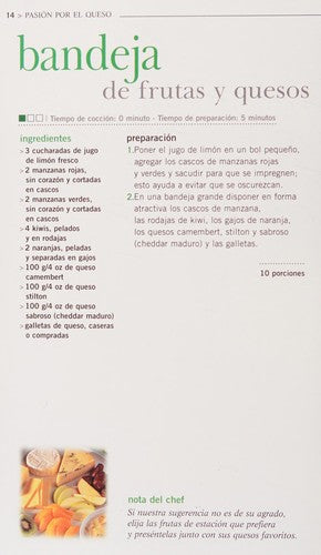 Pasioin Por El Queso;Chef Express [Paperback] Trident Press International
