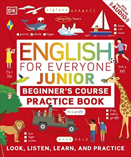 English for Everyone Junior Beginner's Course Practice Book [Paperback] DK