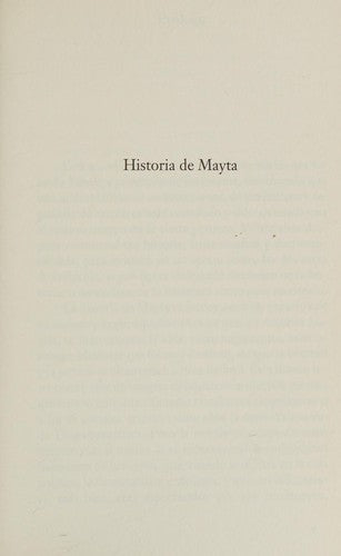 Historia de Mayta [Paperback] Mario Vargas Llosa