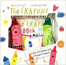 The Crayons: A Set of Books and Finger Puppets [Board book] Daywalt, Drew and Jeffers, Oliver