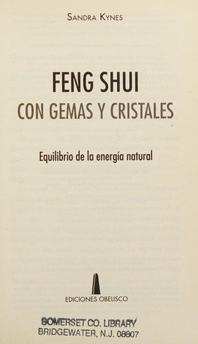 Feng shui con gemas y cristales [Paperback] Sandra Kynes
