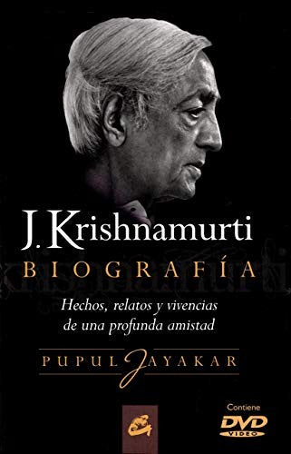 J. Krishnamurti: Biografía. Incluye DVD [Paperback] Jayakar, Pupul