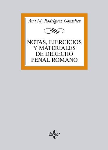 Notas, Ejercicios y Materiales de Derecho Penal Romano