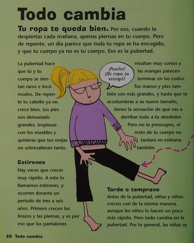 Pelos por todos lados: Un libro sobre eso de crecer [Paperback] Bailey, Jacqui and Nayler, Sarah