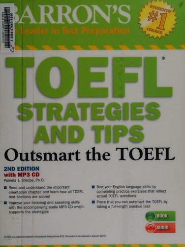 TOEFL Strategies and Tips with MP3 CDs: Outsmart the TOEFL IBT [Paperback] Sharpe, Pamela J., Ph.D.