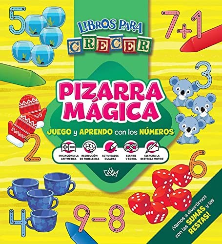 Libros para Crecer - Pizarra Mágica: Juego y Aprendo con los Números [Hardcover] Ediciones Daly