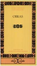 Obras [Paperback] Carrillo y Sotomayor, Luis