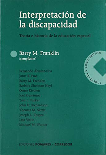 Interpretación de la discapacidad [Paperback] Franklin, Barry M.