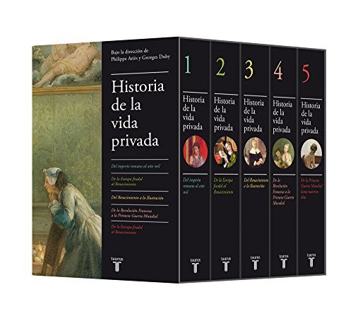 Estuche Historia de la vida privada Ariès, Philippe and Duby, Georges