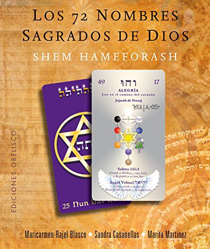 Los 72 nombres sagrados de dios (Libro + cartas) [Hardcover] Maricarmen-Rajel Blasco Ruiz; Sandra Casanellas Villarroel; Marita Martínez Carro.