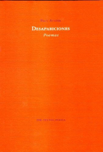 Desapariciones Auster, Paul