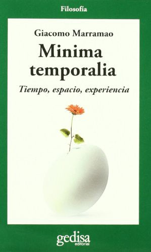 Mínima temporalia: Tiempo, espacio, experiencia [Paperback] Marramao, Giacomo
