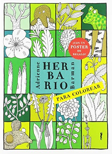 Herbario Para Colorear [Paperback] Barman, Adrienne