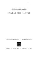 Cantar por cantar [Paperback] Jaramillo Agudelo, Darío