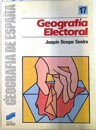 Geografia electoral [Paperback] Bosque Sendra, Joaquín